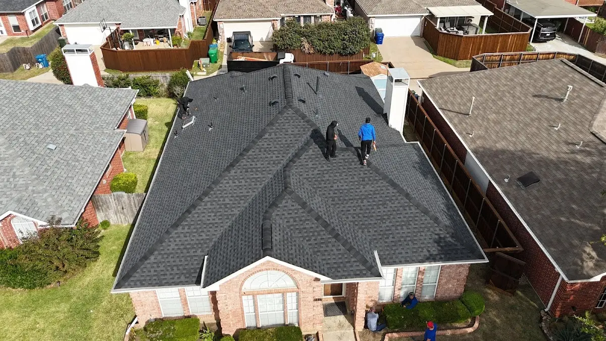 Commercial Roofing work in progress on a Latrobe property